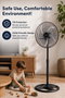 Kumtel KTF-340 Ventilador de 18 pulgadas Negro